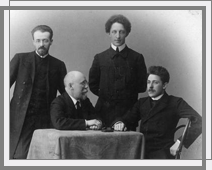 Эрберг, Сологуб, Блок, Чулков. 1908